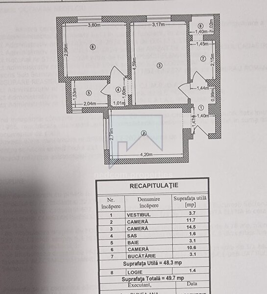 Rahova, vanzare apartament 3 camere.